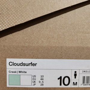 On Cloudsurfer, brand new, men's size 10 D